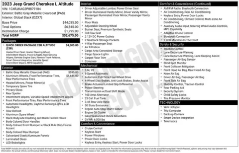 More photos of 2023 Jeep Grand Cherokee L Altitude at Zeigler BMW of Kalamazoo, MI