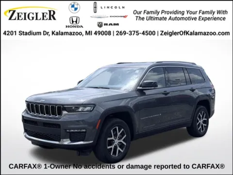 Gray 2023 Jeep Grand Cherokee L Limited for sale in Kalamazoo, MI