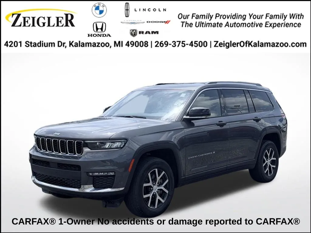 Gray 2023 Jeep Grand Cherokee L Limited for sale in Kalamazoo, MI