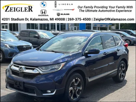 Black 2017 Honda CR-V Touring for sale in Kalamazoo, MI