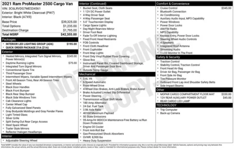 More photos of 2021 Ram ProMaster 2500 High Roof at Zeigler BMW of Kalamazoo, MI