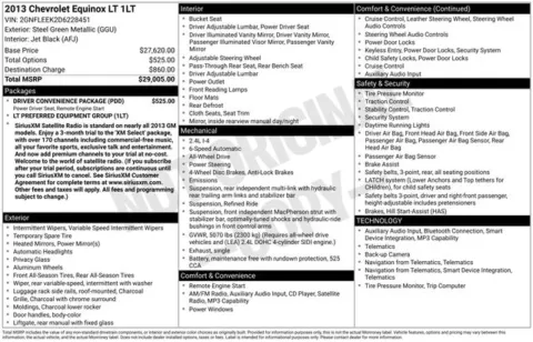 More photos of 2013 Chevrolet Equinox LT at Zeigler BMW of Kalamazoo, MI