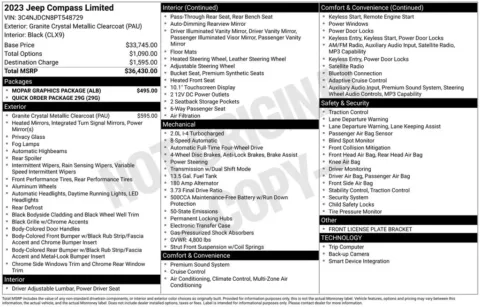 More photos of 2023 Jeep Compass Limited at Zeigler BMW of Kalamazoo, MI