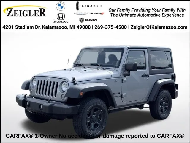 2016 Jeep Wrangler Sport for sale in Kalamazoo, MI