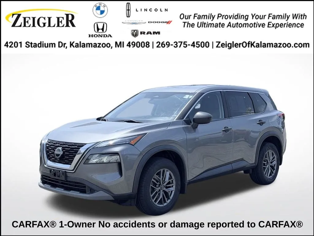 Gray 2023 Nissan Rogue S for sale in Kalamazoo, MI