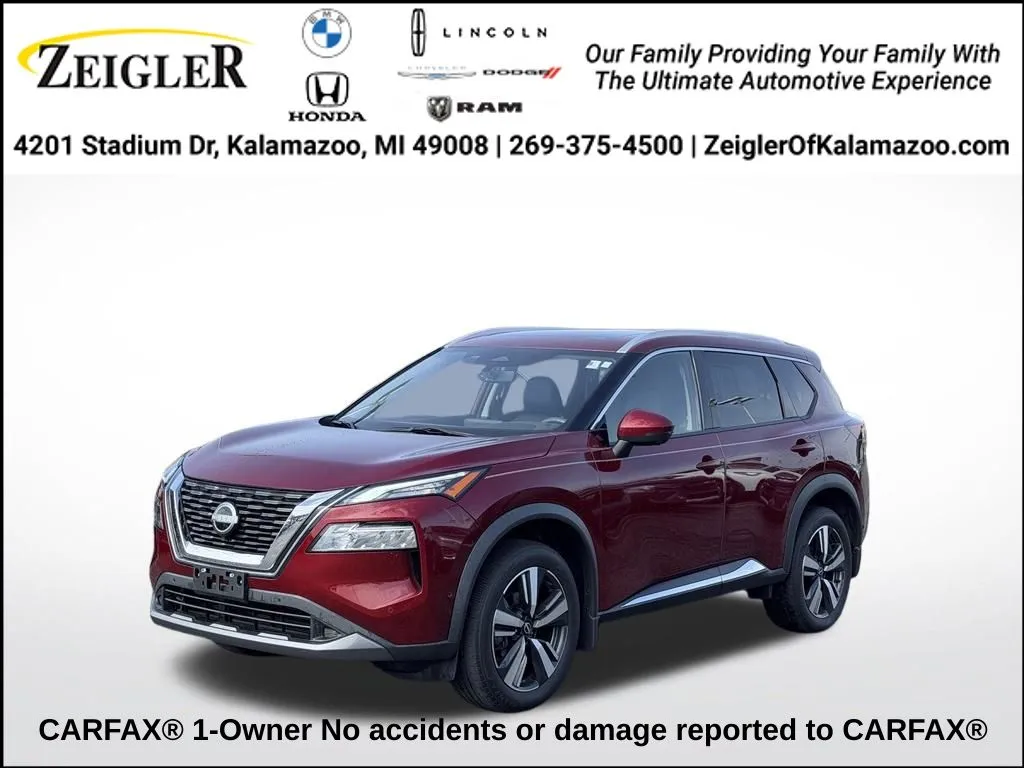 Red 2023 Nissan Rogue SL for sale in Kalamazoo, MI
