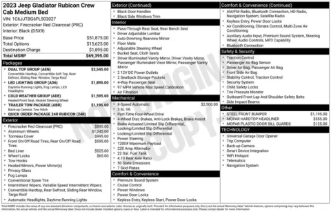 More photos of 2023 Jeep Gladiator Rubicon at Zeigler BMW of Kalamazoo, MI
