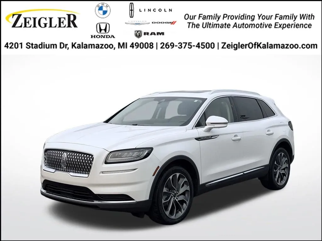 White 2023 Lincoln Nautilus Reserve for sale in Kalamazoo, MI