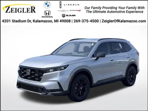 Silver 2024 Honda CR-V Hybrid Sport for sale in Kalamazoo, MI