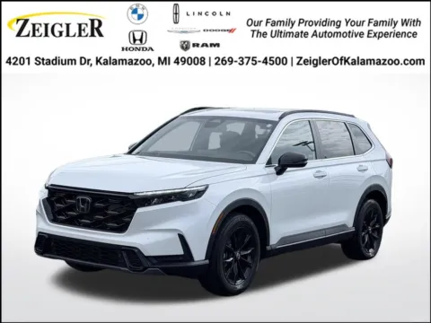 White 2025 Honda CR-V Hybrid Sport-L for sale in Kalamazoo, MI