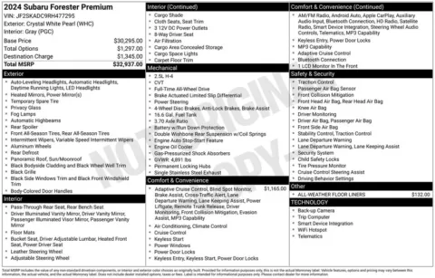 More photos of 2024 Subaru Forester Premium at Zeigler BMW of Kalamazoo, MI