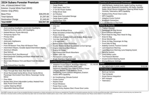 More photos of 2024 Subaru Forester Premium at Zeigler BMW of Kalamazoo, MI