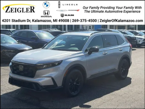 Silver 2024 Honda CR-V Hybrid Sport for sale in Kalamazoo, MI