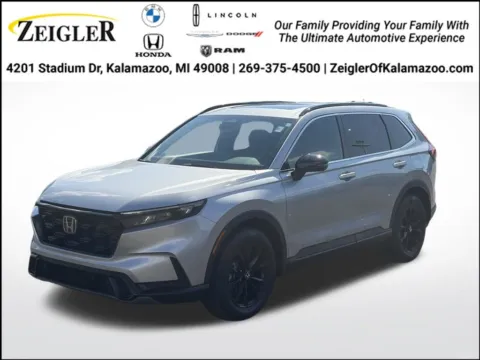 Silver 2024 Honda CR-V Hybrid Sport for sale in Kalamazoo, MI