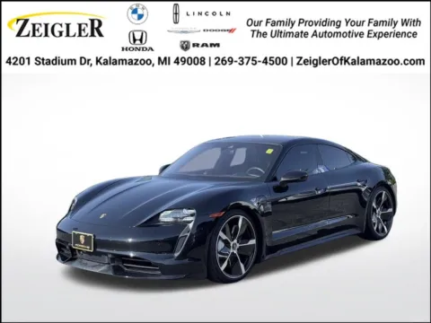 Black 2020 Porsche Taycan Turbo for sale in Kalamazoo, MI