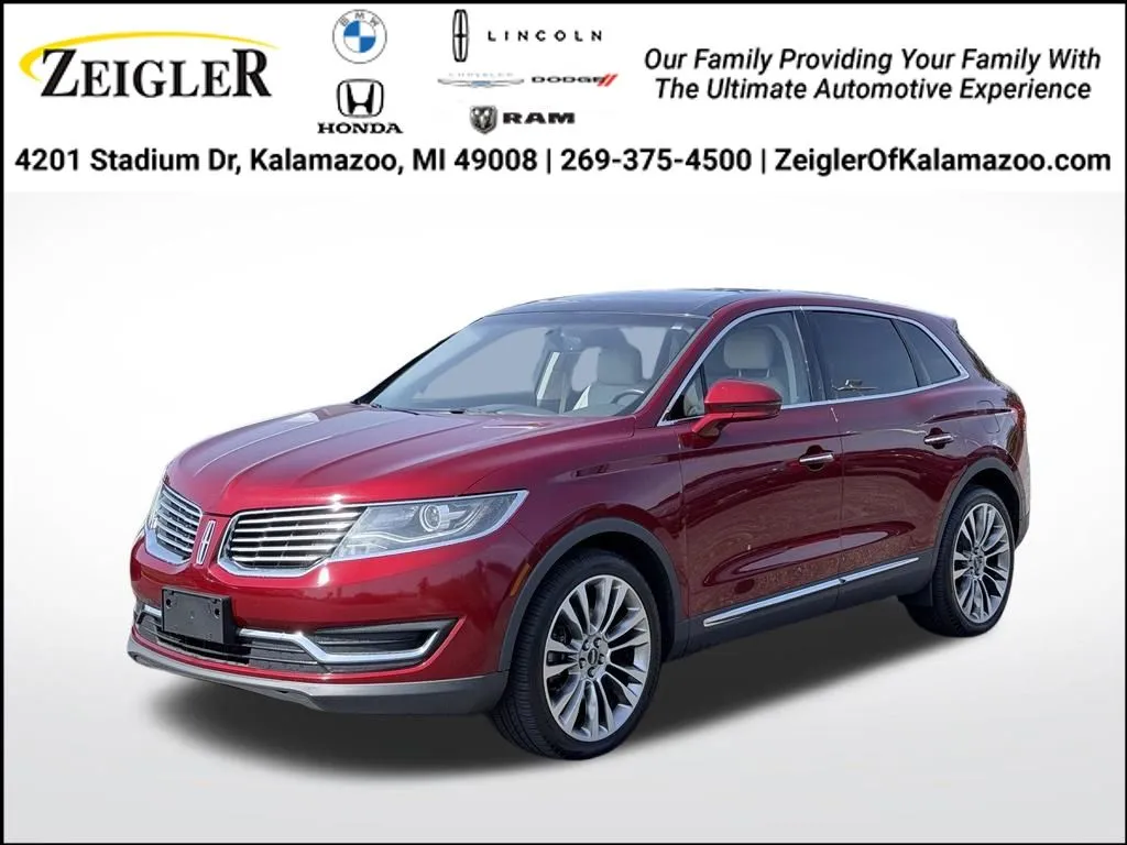 Red 2016 Lincoln MKX Reserve for sale in Kalamazoo, MI
