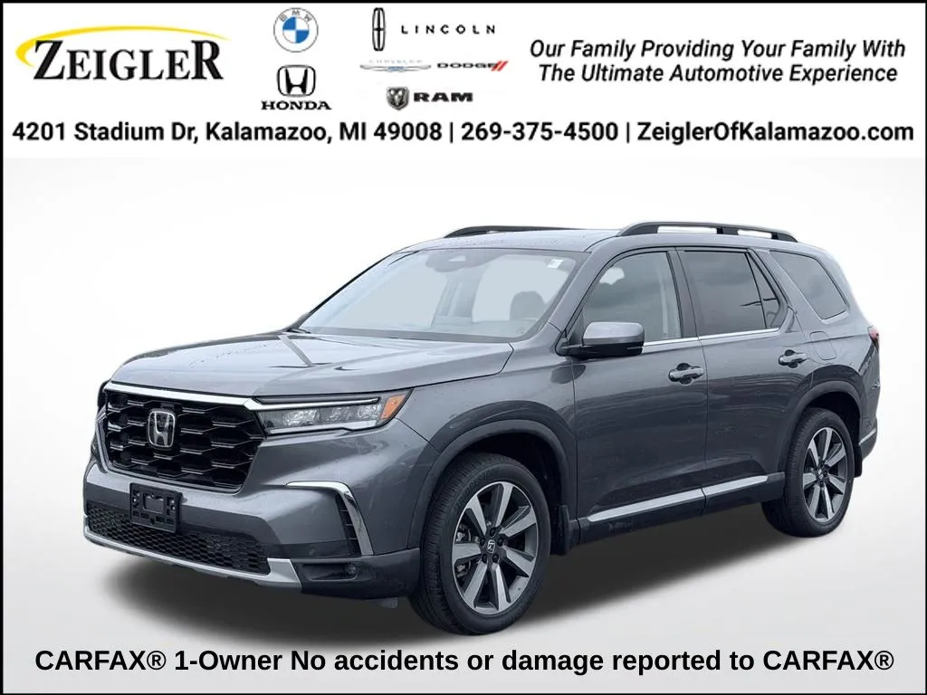 Gray 2025 Honda Pilot Touring for sale in Kalamazoo, MI