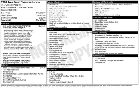 More photos of 2008 Jeep Grand Cherokee Laredo at Zeigler BMW of Kalamazoo, MI