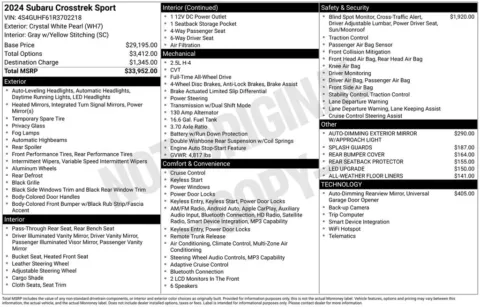 More photos of 2024 Subaru Crosstrek Sport at Zeigler BMW of Kalamazoo, MI