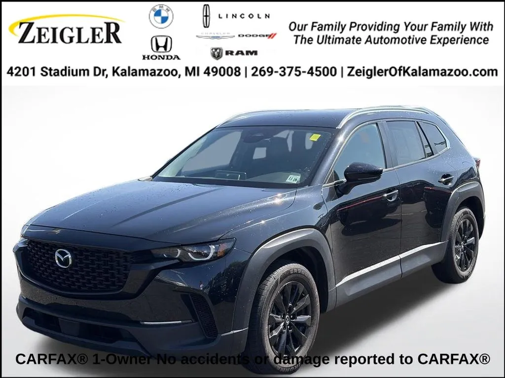 Black 2025 Mazda CX-50 2.5 S Preferred Package for sale in Kalamazoo, MI