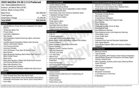 More photos of 2025 Mazda CX-50 2.5 S Preferred Package at Zeigler BMW of Kalamazoo, MI