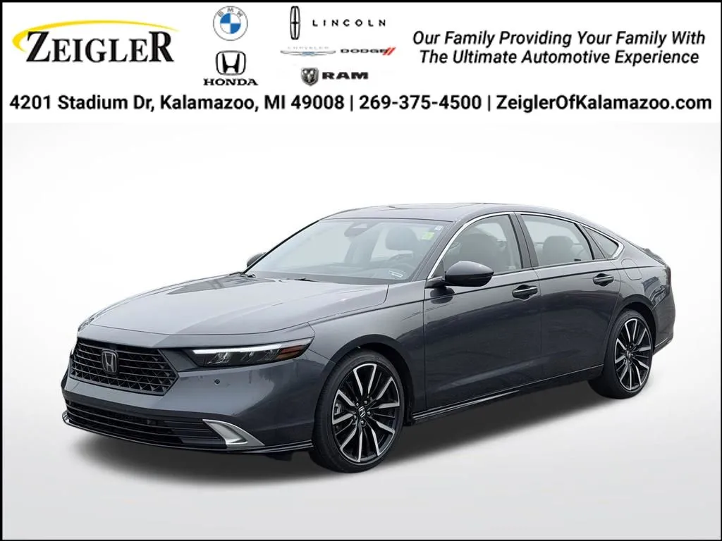 Gray 2024 Honda Accord Hybrid Touring for sale in Kalamazoo, MI