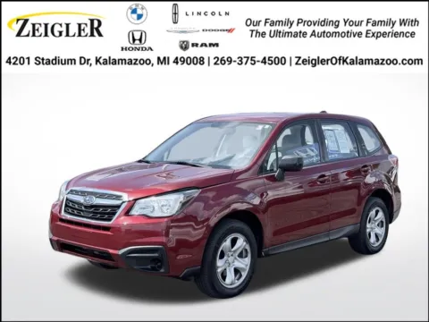 Red 2018 Subaru Forester 2.5i for sale in Kalamazoo, MI