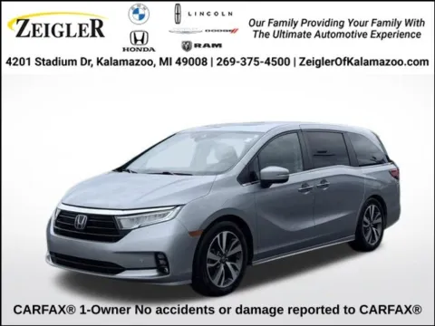 Silver 2021 Honda Odyssey Touring for sale in Kalamazoo, MI