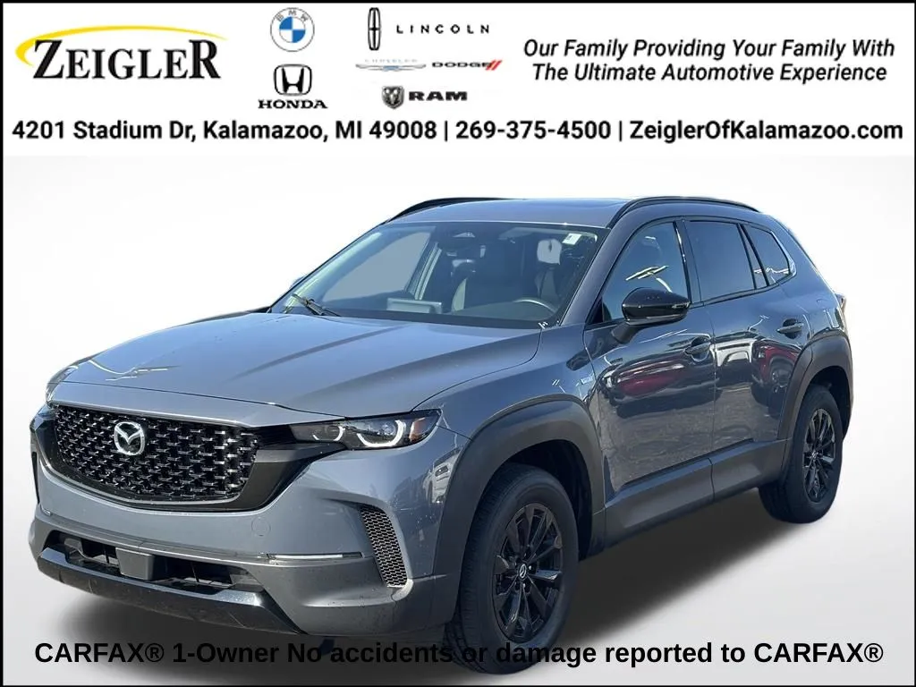 Gray 2025 Mazda CX-50 Hybrid Premium for sale in Kalamazoo, MI