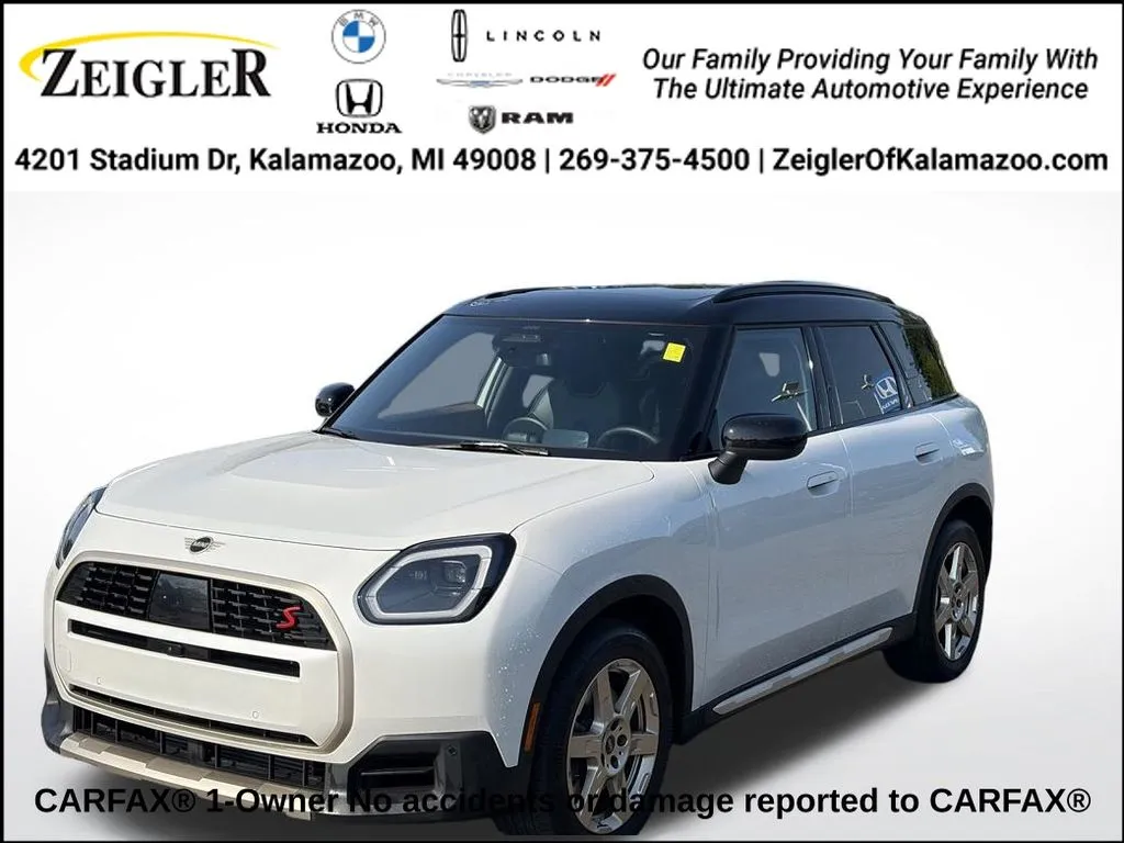 White 2025 MINI Cooper S Countryman Iconic for sale in Kalamazoo, MI