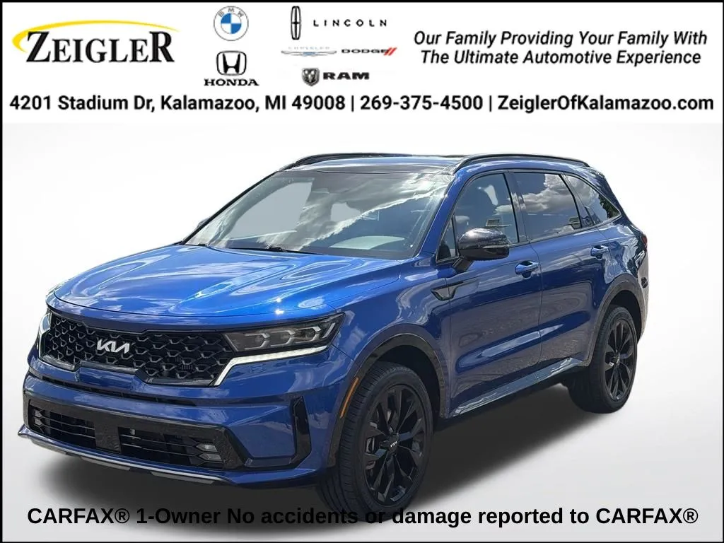 Blue 2022 Kia Sorento SX for sale in Kalamazoo, MI