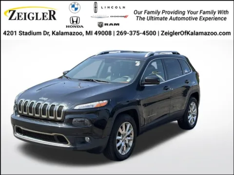 Black 2016 Jeep Cherokee Limited for sale in Kalamazoo, MI