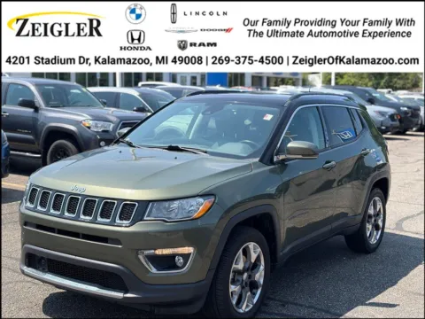 Green 2021 Jeep Compass Limited for sale in Kalamazoo, MI