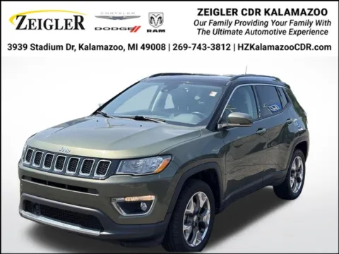 Green 2021 Jeep Compass Limited for sale in Kalamazoo, MI