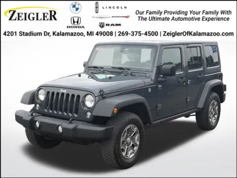 Gray 2016 Jeep Wrangler Unlimited Rubicon for sale in Kalamazoo, MI