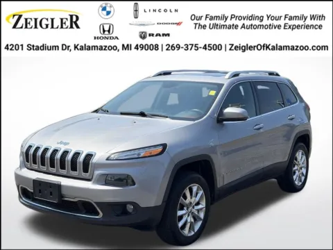 Silver 2015 Jeep Cherokee Limited for sale in Kalamazoo, MI