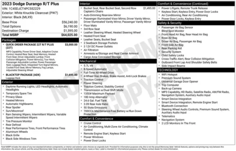 More photos of 2023 Dodge Durango R/T Plus at Zeigler BMW of Kalamazoo, MI