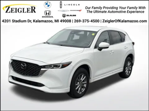 White 2024 Mazda CX-5 2.5 S Select Package for sale in Kalamazoo, MI
