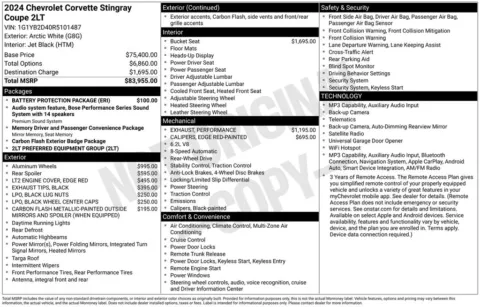More photos of 2024 Chevrolet Corvette Stingray at Zeigler BMW of Kalamazoo, MI