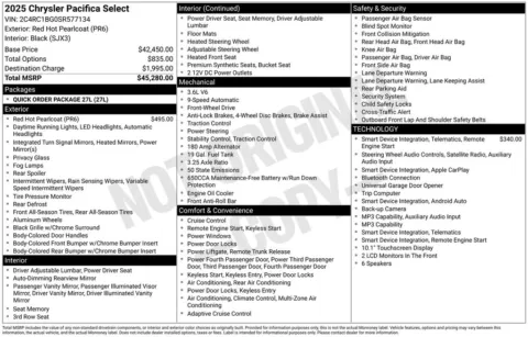 More photos of 2025 Chrysler Pacifica Select at Zeigler BMW of Kalamazoo, MI