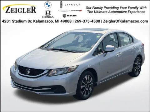 Silver 2013 Honda Civic EX for sale in Kalamazoo, MI