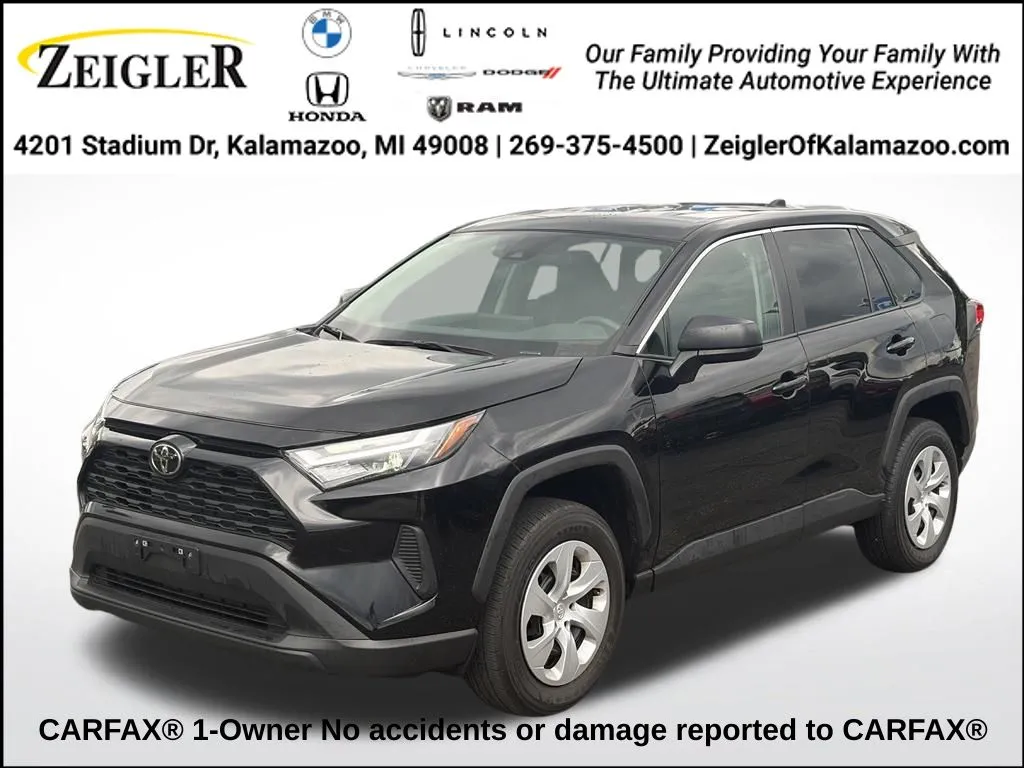 Black 2025 Toyota RAV4 LE for sale in Kalamazoo, MI