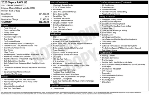 More photos of 2025 Toyota RAV4 LE at Zeigler BMW of Kalamazoo, MI