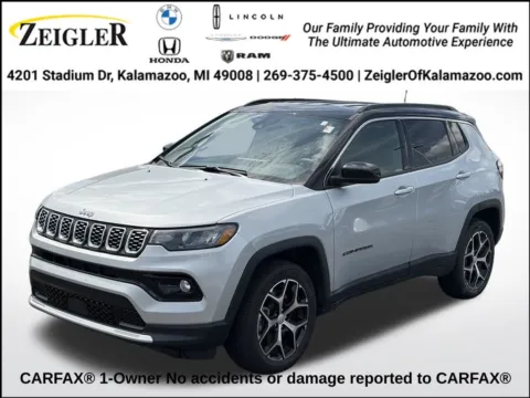 Silver 2024 Jeep Compass Limited for sale in Kalamazoo, MI