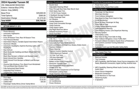 More photos of 2024 Hyundai Tucson SE at Zeigler BMW of Kalamazoo, MI
