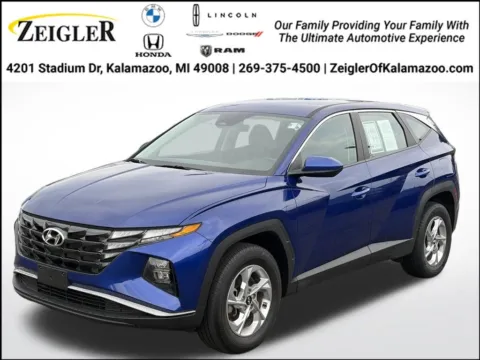 Blue 2024 Hyundai Tucson SE for sale in Kalamazoo, MI