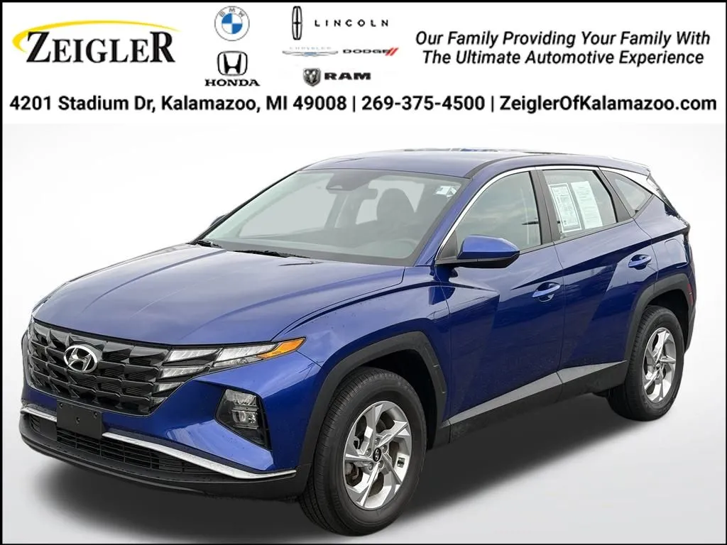 Blue 2024 Hyundai Tucson SE for sale in Kalamazoo, MI
