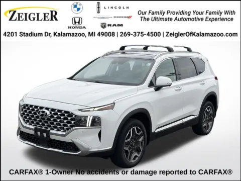 White 2023 Hyundai Santa Fe Limited for sale in Kalamazoo, MI