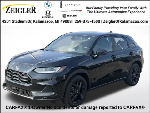 Black 2023 Honda HR-V Sport for sale in Kalamazoo, MI