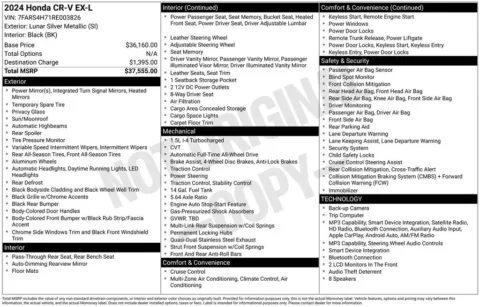 More photos of 2024 Honda CR-V EX-L at Zeigler BMW of Kalamazoo, MI